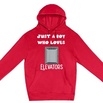 Elevator Boys Ride The Elevator Boys Elevator Premium Pullover Hoodie