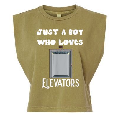 Elevator Boys Ride The Elevator Boys Elevator Garment-Dyed Women's Muscle Tee