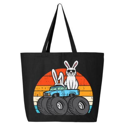 Easter Bunny Rabbit Monster Trucks Retro Boy 25L Jumbo Tote