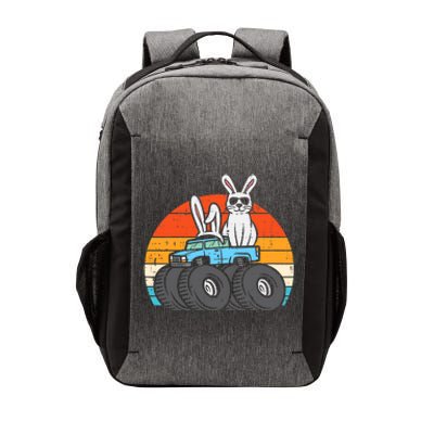 Easter Bunny Rabbit Monster Trucks Retro Boy Vector Backpack