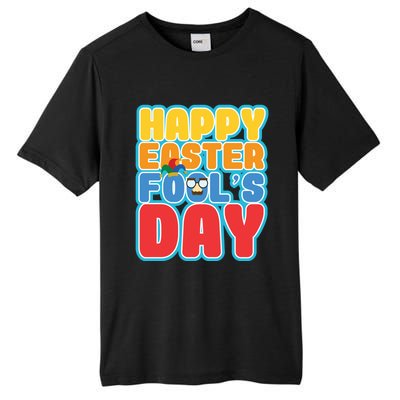 Easter Bunny Rabbit Eggs April 1 Fools Day Gift Tall Fusion ChromaSoft Performance T-Shirt