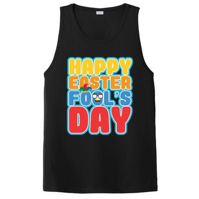 Easter Bunny Rabbit Eggs April 1 Fools Day Gift PosiCharge Competitor Tank