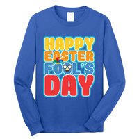 Easter Bunny Rabbit Eggs April 1 Fools Day Gift Long Sleeve Shirt