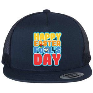 Easter Bunny Rabbit Eggs April 1 Fools Day Gift Flat Bill Trucker Hat