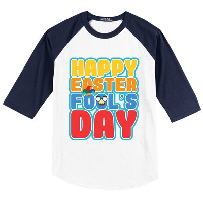 Easter Bunny Rabbit Eggs April 1 Fools Day Gift Baseball Sleeve Shirt