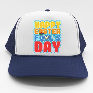 Easter Bunny Rabbit Eggs April 1 Fools Day Gift Trucker Hat