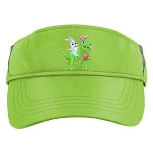 Easter Bunny Riding Dinosaur T Rex Easter Adult Drive Performance Visor