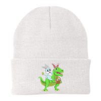 Easter Bunny Riding Dinosaur T Rex Easter Beanie