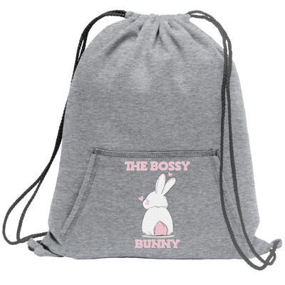 Easter Bunny Riding Dinosaur T Rex Easter Sweatshirt Cinch Pack Bag