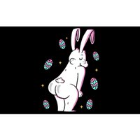 Easter Bunny Rabbit Butt Funny Colorful Eggs Bumper Sticker