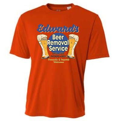 Edward's Beer Removal Service Funny Party Ing Gift Cooling Performance Crew T-Shirt