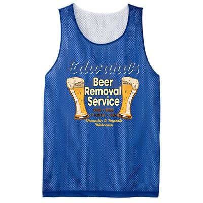 Edward's Beer Removal Service Funny Party Ing Gift Mesh Reversible Basketball Jersey Tank