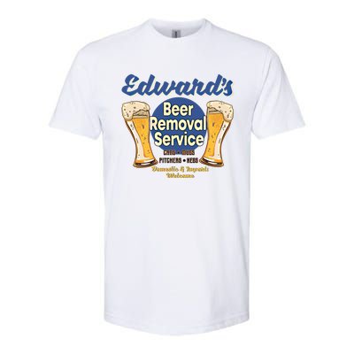 Edward's Beer Removal Service Funny Party Ing Gift Softstyle CVC T-Shirt