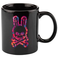 Easter Bunny Retro Tie Dye Bunny Skull Cross Bone  11oz C Handle Ceramic Mug