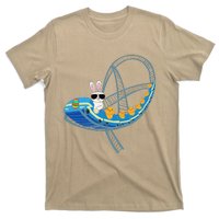 Easter Bunny Rabbit Roller Coaster Theme Park Ride T-Shirt