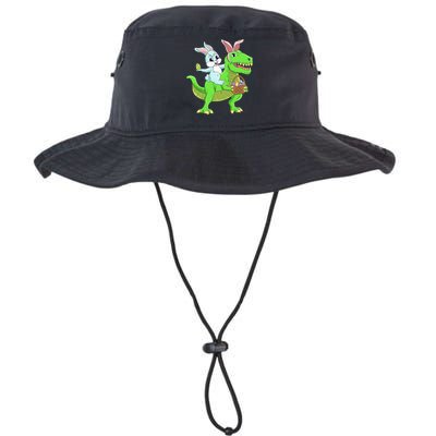 Easter Bunny Riding Dinosaur T Rex Easter Legacy Cool Fit Booney Bucket Hat