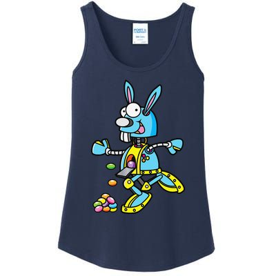 Easter Bunny Robot Robotics Gift For Egg Hunt Ladies Essential Tank