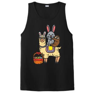 Easter Bunny Sloth On Llama Eggs Cute Alpaca PosiCharge Competitor Tank