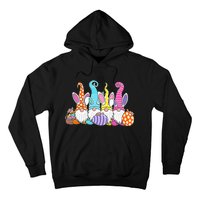 Easter Bunny Spring Gnome Easter Egg Hunting And Basket Hoodie