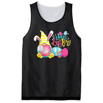 Easter Bunny Spring Gnome Easter Egg Hunting And Basket Mesh Reversible Basketball Jersey Tank