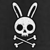 Easter Bunny Skull Cross Bones Rabbit Goth Cool Comfort Performance Bucket Hat