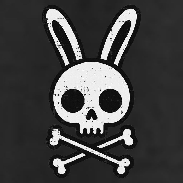 Easter Bunny Skull Cross Bones Rabbit Goth Cool Comfort Performance Bucket Hat