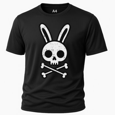 Easter Bunny Skull Cross Bones Rabbit Goth Performance Shirt