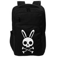 Easter Bunny Skull Cross Bones Rabbit Goth Impact Tech Backpack