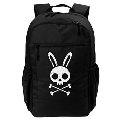 Easter Bunny Skull Cross Bones Rabbit Goth Daily Commute Backpack