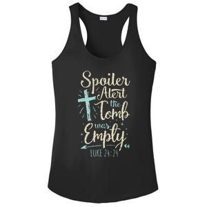 Easter Basket Stuffers Spoiler Alert Tomb Was Empty Ladies PosiCharge Competitor Racerback Tank