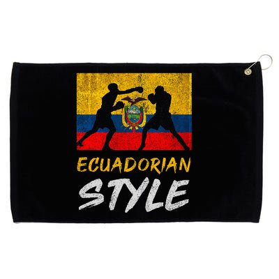 Ecuadorian Boxing Style Ecuador Pride Boxing Grommeted Golf Towel