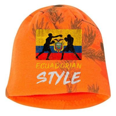 Ecuadorian Boxing Style Ecuador Pride Boxing Kati - Camo Knit Beanie