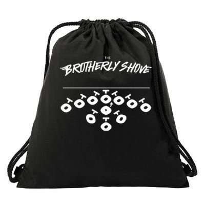 Eagles Brotherly Shove Drawstring Bag