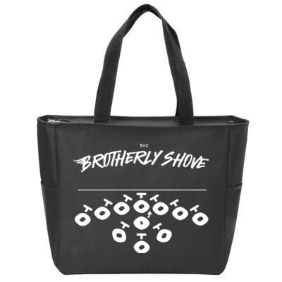 Eagles Brotherly Shove Zip Tote Bag