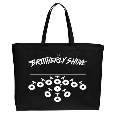 Eagles Brotherly Shove Cotton Canvas Jumbo Tote