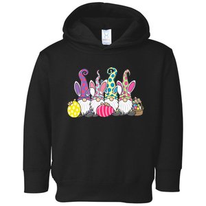 Easter Bunny Spring Cute Gnome Easter Egg Hunting And Basket Toddler Hoodie