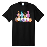 Easter Bunny Spring Gnome Easter Egg Hunting And Basket Tall T-Shirt