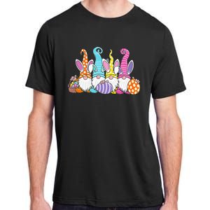 Easter Bunny Spring Gnome Easter Egg Hunting And Basket Adult ChromaSoft Performance T-Shirt