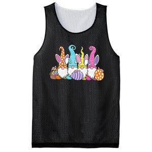 Easter Bunny Spring Gnome Easter Egg Hunting And Basket Mesh Reversible Basketball Jersey Tank