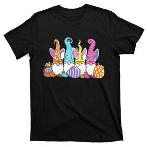 Easter Bunny Spring Gnome Easter Egg Hunting And Basket Gift T-Shirt