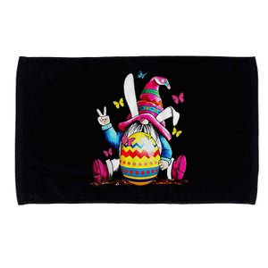 Easter Bunny Spring Gnome Easter Egg Hunting And Basket Microfiber Hand Towel