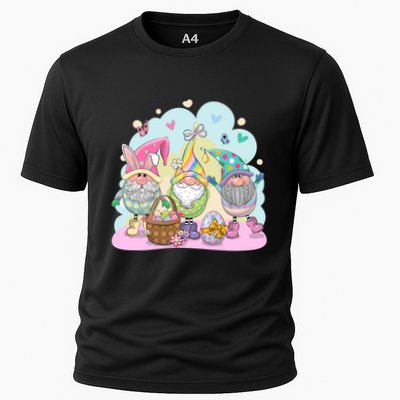 Easter Bunny Spring Gnome Egg Hunt Cute Basket Cooling Performance Crew T-Shirt