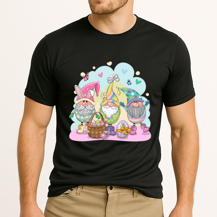 Easter Bunny Spring Gnome Egg Hunt Cute Basket Cooling Performance Crew T-Shirt