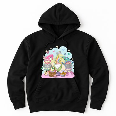 Easter Bunny Spring Gnome Egg Hunt Cute Basket Hoodie