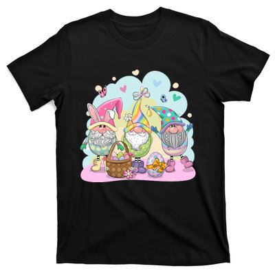 Easter Bunny Spring Gnome Egg Hunt Cute Basket T-Shirt