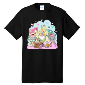 Easter Bunny Spring Gnome Egg Hunt Cute Basket Tall T-Shirt