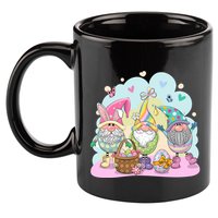 Easter Bunny Spring Gnome Egg Hunt Cute Basket 11oz C Handle Ceramic Mug