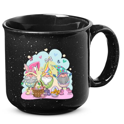 Easter Bunny Spring Gnome Egg Hunt Cute Basket 15oz Campfire Ceramic Mug
