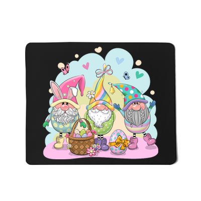 Easter Bunny Spring Gnome Egg Hunt Cute Basket Mousepad