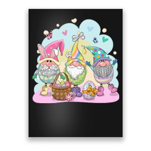 Easter Bunny Spring Gnome Egg Hunt Cute Basket Poster